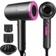 Illustration for article titled Save 40% On 1800W Ionic Hair Dryer with 3 Heat Setting, a Cool Shot 3 Nozzles